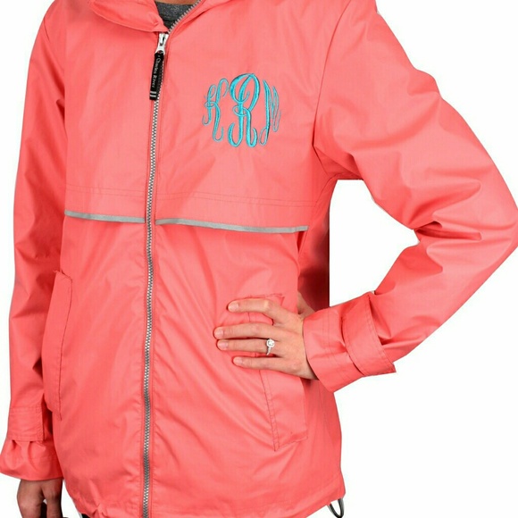 charles river Jackets & Blazers - Charles River Women's new Englander Coral Rain Jac